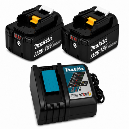 Makita Σετ 18V 6 Τεμάχια – Φυσητήρας, Χορτοκοπτικό, Mini Αλυσοπρίονο & Ψαλίδα  με 2 Μπαταρίες