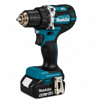 Makita Σετ 2 Εργαλείων 18V 8 Τεμάχια – Παλμικό, Δραπανοκατσάβιδο με 2 Μπαταρίες & Βαλίτσα
