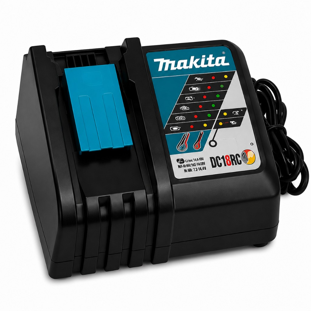 Makita Σετ Εργαλείων Μπαταρίας 18V 4 Τεμάχια Brushless Δραπανοκατσάβιδο Παλμικό Πιστολέτο Τροχός