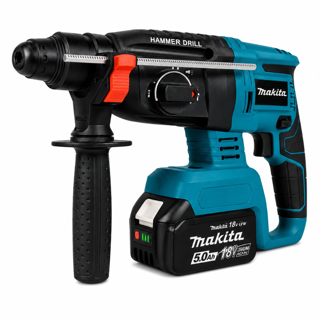 Makita Σετ Εργαλείων Μπαταρίας 18V 4 Τεμάχια Brushless Δραπανοκατσάβιδο Παλμικό Πιστολέτο Τροχός