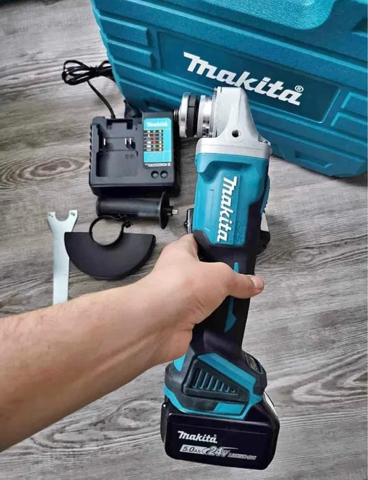 Makita 24V Brushless Γωνιακός Τροχός Μπαταρίας DGA404  125mm – Επαγγελματικός